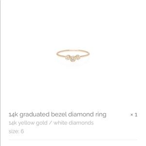 Zoe Chicco Graduated Bezel Ring
